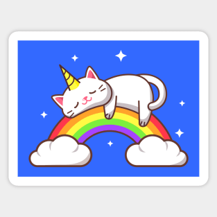 Caticorn Rainbow Sticker